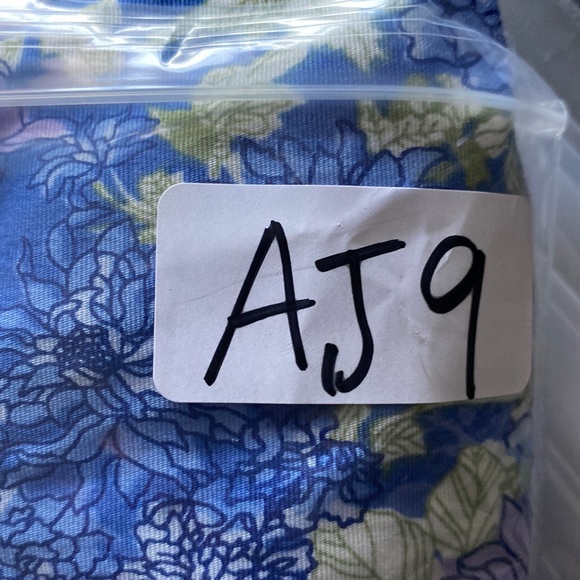 Chadwicks floral dress Womens size 16 blue Maxi Cottagecore Vtg sleeveless - Picture 16 of 16